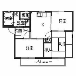 メゾン・ヴィルヌーブの物件間取画像